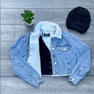 Sherpa Jean Jacket